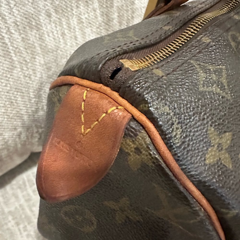🔥SALE🔥 💎VINTAGE 1991 Louis Vuitton Speedy 30 w/COA, Lock, dusty and gift - Picture 9 of 16